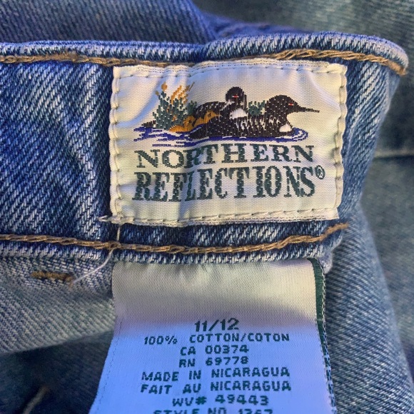 Blue Vintage High Waisted Jean Shorts - Picture 7 of 8